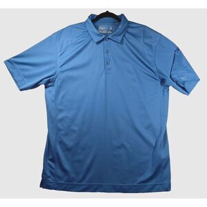 Cutter & Buck  Men‎ CB DryTec Blue Sport Golf Polo Shirt Size L Embroidered